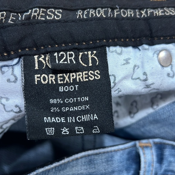 Re-rock boot cut jeans forEXPRESS - Picture 6 of 6